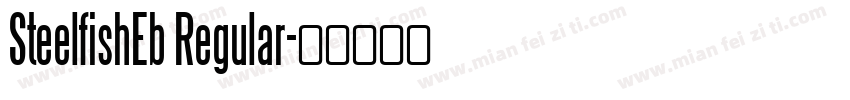 SteelfishEb Regular字体转换